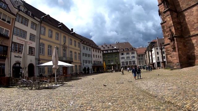 Прогулка по городу Фрайбург ( Freiburg im Breisgau ) . Часть третья. смотреть онлайн
