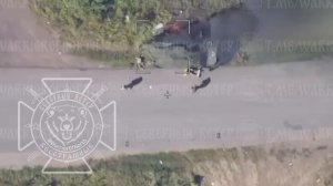 Свиновозка ещё на подступах к городу попала под удар "Ланцета"