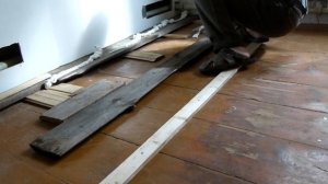 (Не для слабонервных) Как выровнять старый деревянный пол под ламинат