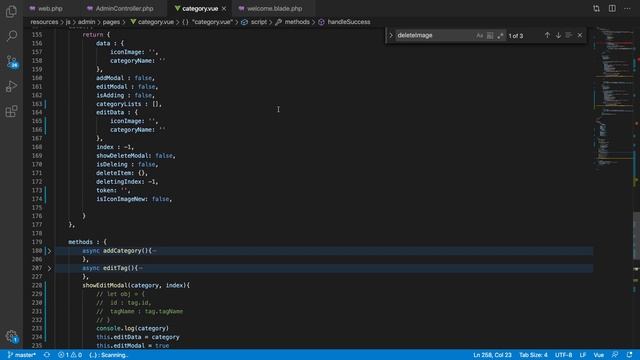 Laravel vue js edit category with image reactively | Full stack laravel vue development | Part 13