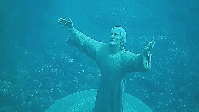 Liguria Cristo degli Abissi scultore Guido Galletti