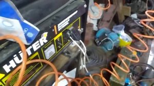 запуск 3-х фазного двигателя от электро-генератора.