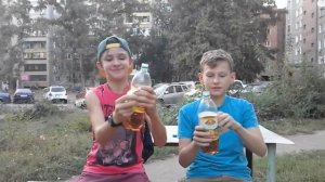 CHALLENGE 1 литр лимонада залпом ))))