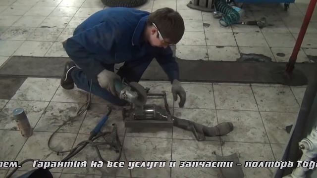 Установка пламегасителей на Audi A6. Установка пламегасителей на Audi A6 в СПБ . смотреть онлайн