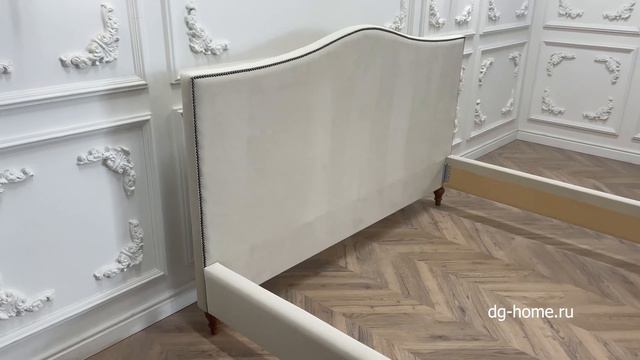 Кровать Fleurie белая смотреть онлайн