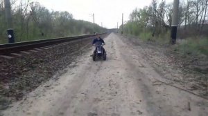 Катание на квадроцикле! Дрифт!