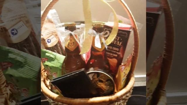 Мужская корзина на День Рождения/Юбилей. Подарок смотреть онлайн