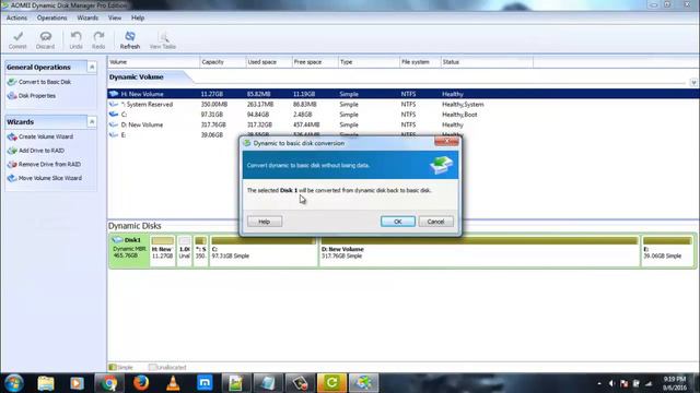 How to convert dynamic disk to basic disk without data loss--- [100 % working Fix] смотреть онлайн