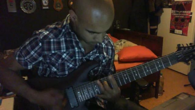 Recording test for My Schecter Omen 8 String смотреть онлайн