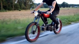 Moped Jawa Babetta 210 CafeRacer - Custombike - Reichmoto - Stráž Nad Nežárkou