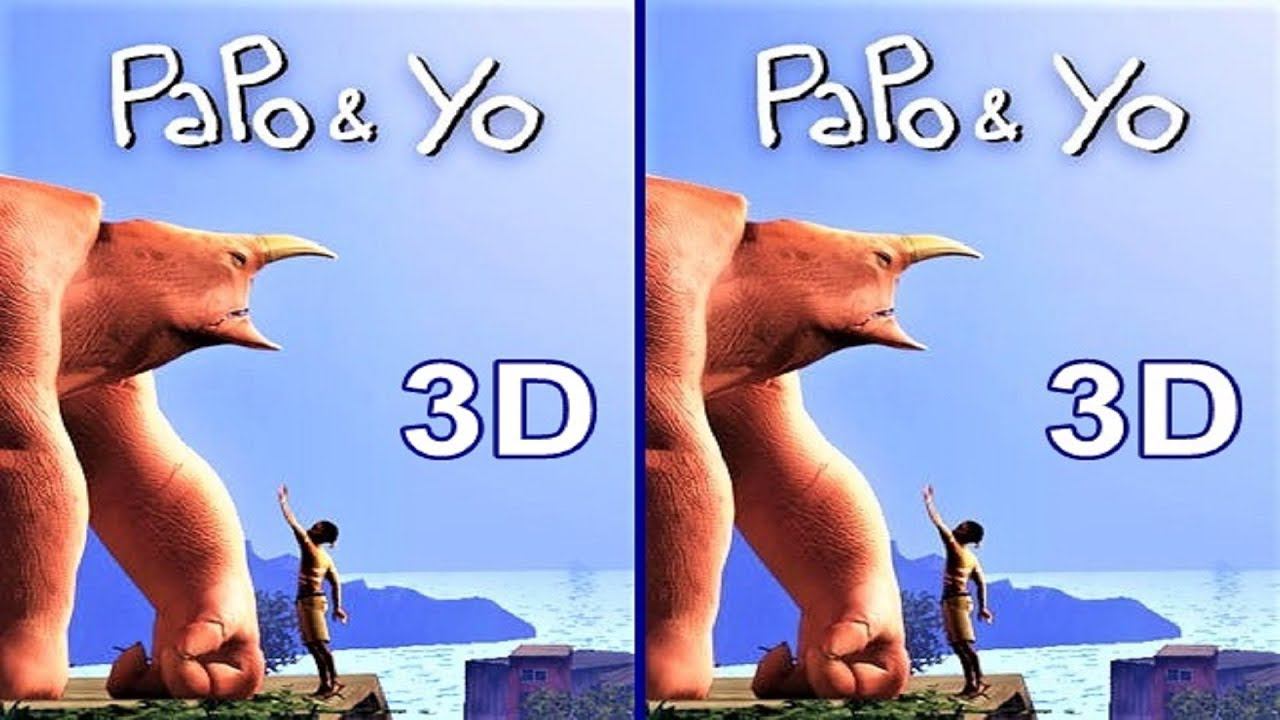 Papo & Yo 3D video SBS VR box google cardboard