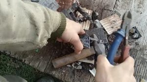 Плавим свинец для грузиков на рыбалку, на сома , донная снасть