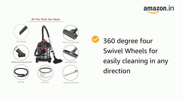 Agaro Ace 1600 Watts vacuum cleaner at Rs5199 смотреть онлайн