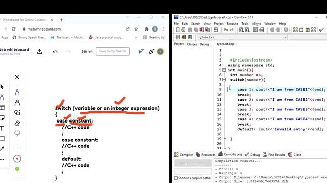 07. Switch/case statement C++ | Create a Simple calculator using Switch case in C++ ( 2022) смотреть онлайн