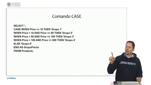 SQL. SELECT CASE | 16/25 | UPV смотреть онлайн