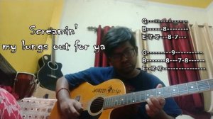 Camilo Cabello Shameless Guitar Tabs | Guitar Lesson | Guitar Cover | Quarantine Life | Play Music