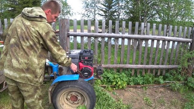 МОТОБЛОК НЕВА МБ 23 / РАБОТА НА ОГОРОДЕ.