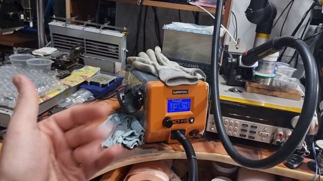 Небольшой обзор и тест, термофена Metcal HCT-910-21 смотреть онлайн