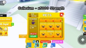 Roblox:[NEW CODE]?Lifting Titans ไปฟาร์มดินแดน คูณ5000