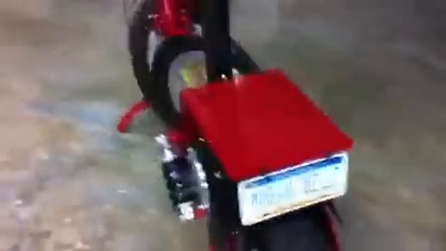 Super Turbo 800 Electric Scooter with basket смотреть онлайн