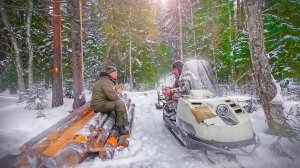 ИЗБУШКА В ТАЁЖНОЙ ГЛУШИ. БЬЮ ПУТИК ДО МЕСТА СТРОЙКИ ИЗБЫ. ТАЁЖНЫЕ ДЕЛА. ГОТОВИМСЯ К СТРОИТЕЛЬСТВУ