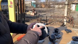 Переходник плита корзина на мотоблок Мтз для установки бензинового двигателя 7 лс