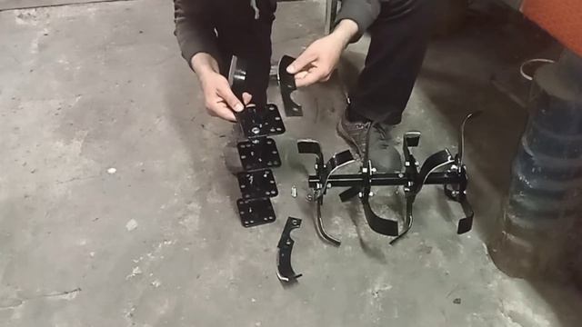 Сборка трёхножевых фрез для мотоблока Brait. смотреть онлайн