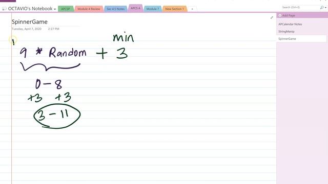 APCSA - FRQ Methods SpinnerGame смотреть онлайн