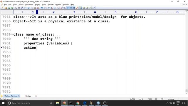 Adv Python |  Session - 74 | Class,Object and Reference Variable In Simple Way | by Durga Sir
