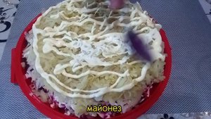 "ОВОЩНОЙ ТОРТ" Вкусный салат из доступных продуктов.