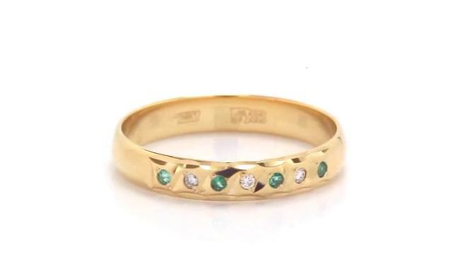 Купить кольцо Т10161739 изумруд смотреть онлайн