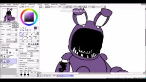 FNAF 2 как рисовать бонни аниматроника