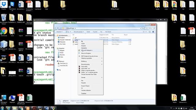 git & GitHub 15 - Versiyon Kontrolüne Dosya Almamak (gitignore) смотреть онлайн