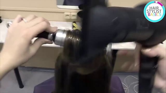 dry long hair brushing (сушим волосы с помощью брашинга)