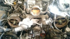 Lexus GX470 2UZ замена ремня ГРМ, прокладок клапанных крышек и сальников