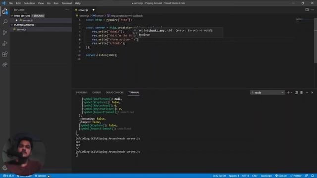 Rendering HTML From Node Server ! + NodeJS Concepts