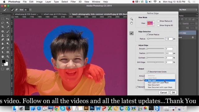 23.Refine Edge in Photoshop part 3 | Adobe Photoshop | Advanced Tutorial смотреть онлайн