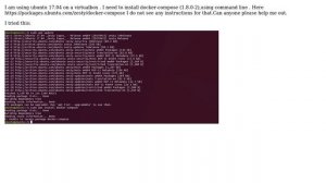 Ubuntu: Install docker-compose (1.8.0-2)