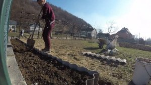 Наталия делает грядки из ШИФЕРА  для малиновое дерево. 2021