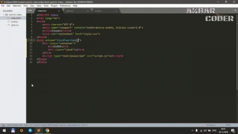 HTML+CSS+JS Soat yasash