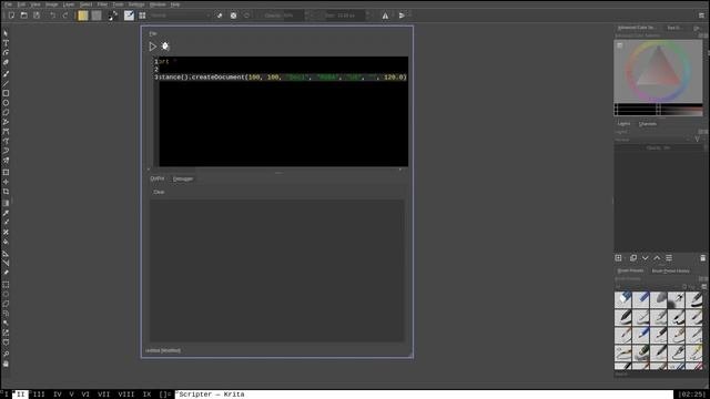 Krita Python Scripting Tutorial #1 - Introduction & Examples
