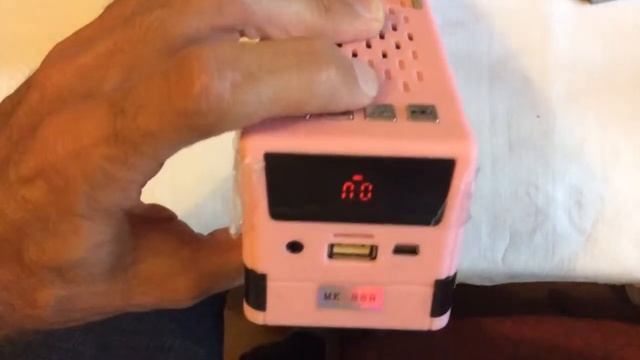 MP3 плеер портативная колонка Розовый Автобус смотреть онлайн