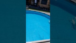 Обустройство СПА на террасе в своём доме, чан на дровах, бассейн