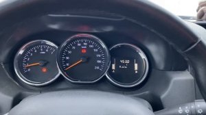 Сброс ошибки датчика давления шин на Renault Duster