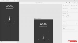 Clock Animation Design in Adobe Xd + Prototype