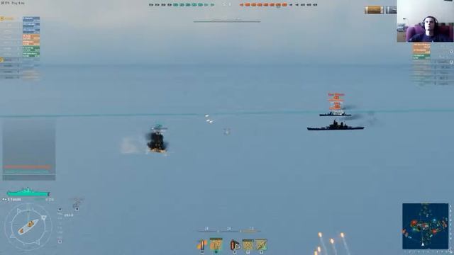 Легендарный Ямато в бою "World of Warships". смотреть онлайн