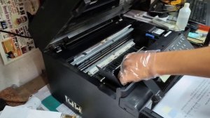 How to Clean Clogged Nozzle Printer Head in Epson L15150/160  Hindi/Urdu and English Subtitle