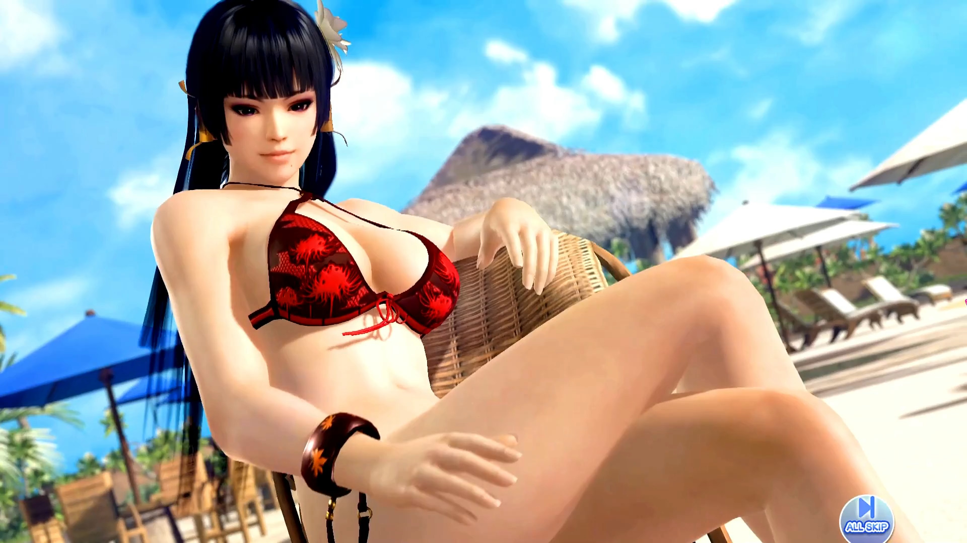 DEAD OR ALIVE Xtreme: Venus Vacation. Переодеваем девчонок и смотрим их видосики ч2