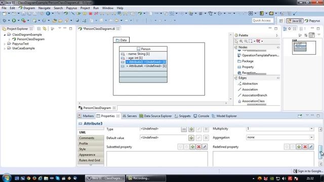 UML Tutorial 3.0 - Basics of Java Class Diagrams in Eclipse with Papyrus