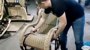 Обзор плетеного кресла-качалки Красавица Люкс: размеры, выдерживаемая нагрузка, внешний вид